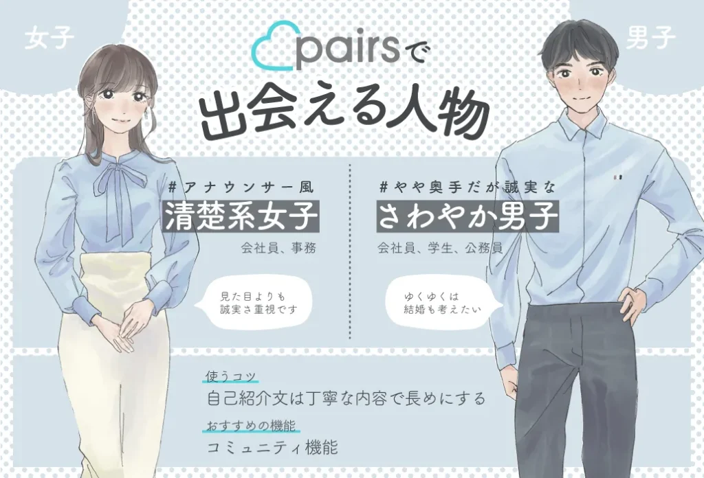 pairs 出会える人物