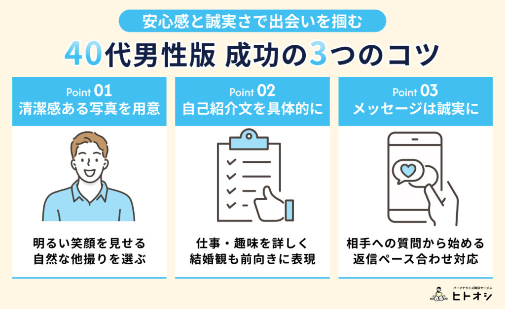 #5_40代男性がマッチングアプリで成功するコツ