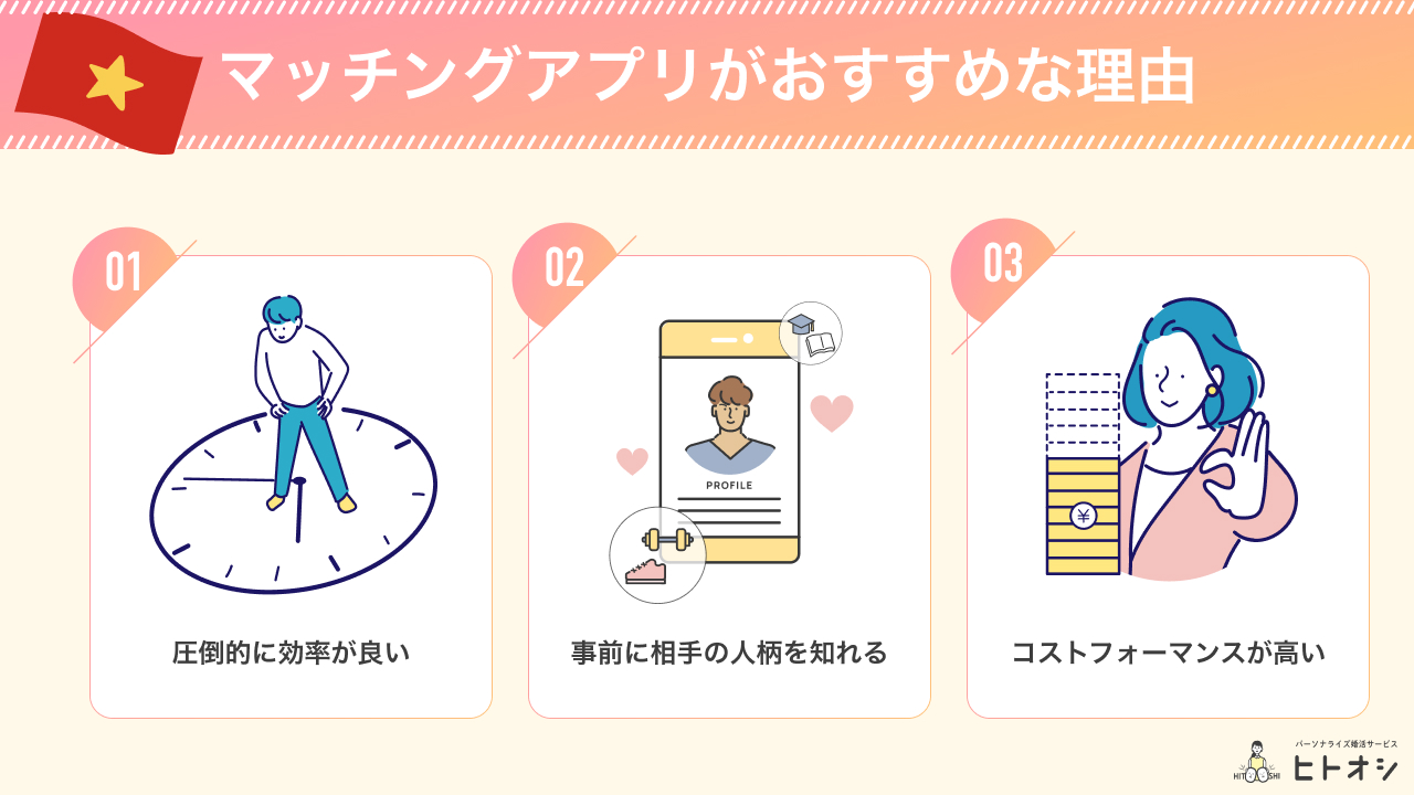 ベトナム人と出会うならマッチングアプリがおすすめ!