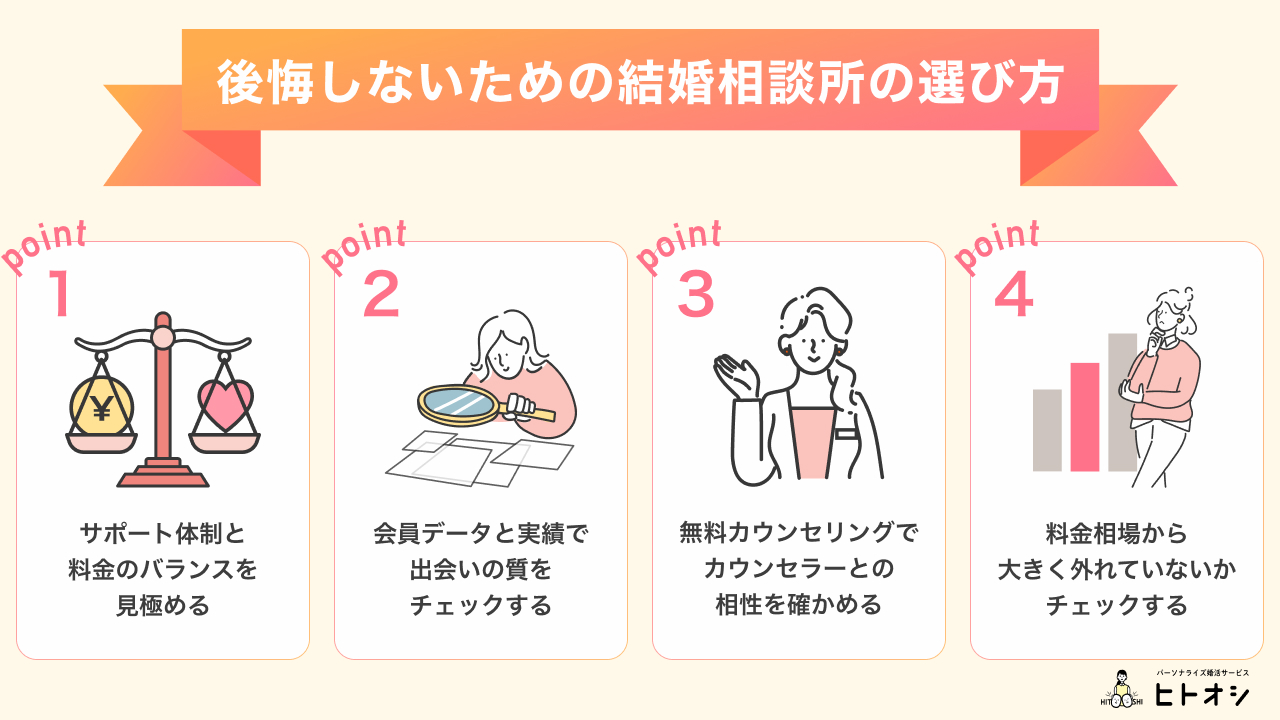 仙台で後悔しないための結婚相談所の選び方
