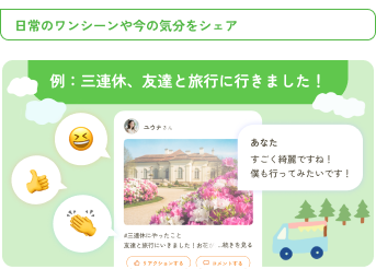 つぶやき機能